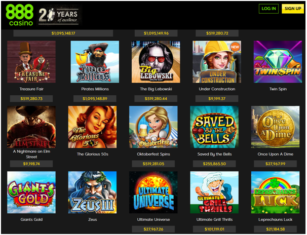 download the new 888 Casino USA