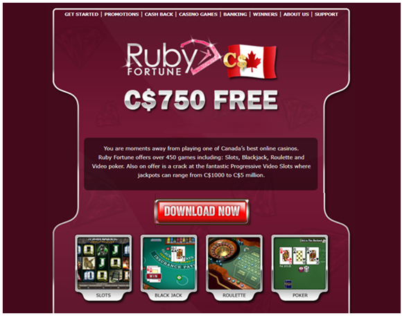 ruby slots casino free money