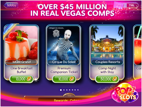 Pop Slots Level Bonus